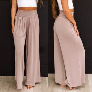 Boho Wide Legged Flowy Pants